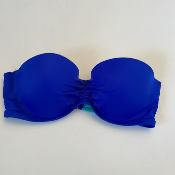Victoria’s Secret 34C strapless swim top Blue - Picture 6 of 6